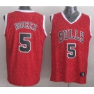 nba chicago bulls #5 boozer red leopard print[2014 new]