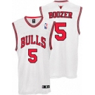 nba chicago bulls #5 boozer white