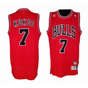 nba chicago bulls #7 kukoc red