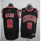 nba chicago bulls #9 deng black[2011  revolution 30]