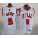 nba chicago bulls #9 deng white[2011  revolution 30]