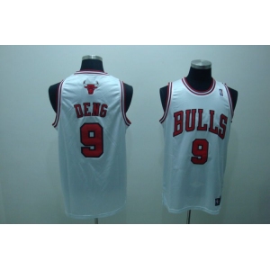 nba chicago bulls #9 deng white