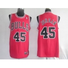 nba jersey chicago bulls #45 jordan red