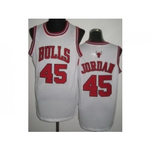 nba jersey chicago bulls #45 jordan white[revolution 30]