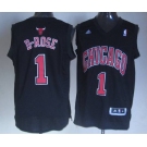 nba jerseys chicago bulls #1 d-rose black[revolution 30 swingman][d-rose]