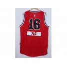 nba jerseys  chicago bulls #16 pau red[2014 christmas edition]