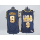 nba usa  #9 jordan blue