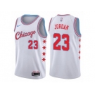 Women Nike Chicago Bulls #23 Michael Jordan Swingman White NBA Jersey - City Edition