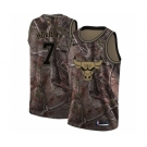 Women's Nike Chicago Bulls #7 Justin Holiday Swingman Camo Realtree Collection NBA Jersey