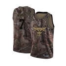 Women's Nike Chicago Bulls #7 Toni Kukoc Swingman Camo Realtree Collection NBA Jersey