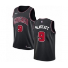 Women's Nike Chicago Bulls #9 Antonio Blakeney Authentic Black NBA Jersey Statement Edition