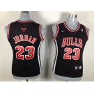 women nba jerseys chicago bulls #23 jordan black