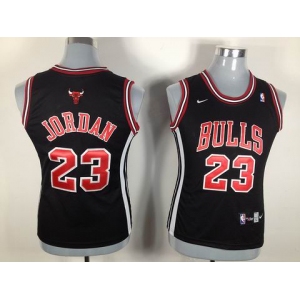 women nba jerseys chicago bulls #23 jordan black