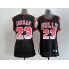 women nba jerseys chicago bulls #23 jordan black[limited edition]