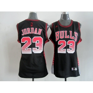 women nba jerseys chicago bulls #23 jordan black[limited edition]