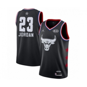 Youth Chicago Bulls #23 Michael Jordan Swingman Black 2019 All-Star Game