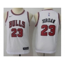Youth Nike Chicago Bulls #23 Michael Jordan White NBA Swingman Jersey