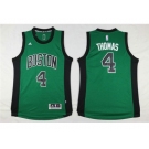 Boston Celtics #4 Isaiah Thomas Green Swingman Stitched NBA Jersey