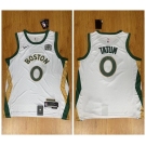 Celtics #0 Jayson Tatum White Nike 2023-24 City Edition Swingman Jersey