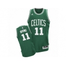 Men Adidas Boston Celtics #11 Kyrie Irving Swingman Green(White No.) Road NBA Jersey