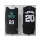 Men Nike Boston Celtics #20 Gordon Hayward Black Fashion Stitched NBA Swingman Jersey