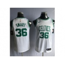 Men Nike Boston Celtics #36 Marcus Smart White NBA Swingman Association Edition Jersey