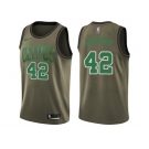 Men Nike Boston Celtics #42 Al Horford Green Salute to Service NBA Swingman Jersey