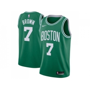 Men Nike Boston Celtics #7 Jaylen Brown Green Stitched NBA Swingman Jersey