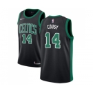 Men's Adidas Boston Celtics #14 Bob Cousy Authentic Black NBA Jersey - Statement Edition