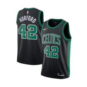 Men's Adidas Boston Celtics #42 Al Horford Swingman Black NBA Jersey - Statement Edition