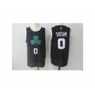 Men's Boston Celtics #0 Jayson Tatum Black 2017-2018 Nike Swingman Stitched NBA Jersey