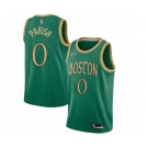 Men's Boston Celtics #0 Robert Parish Authentic Green Basketball Jersey - 2019-20 City Edition