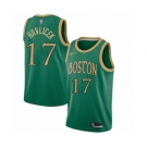 Men's Boston Celtics #17 John Havlicek Authentic Green Basketball Jersey - 2019-20 City Edition