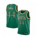 Men's Boston Celtics #44 Danny Ainge Authentic Green Basketball Jersey - 2019-20 City Edition