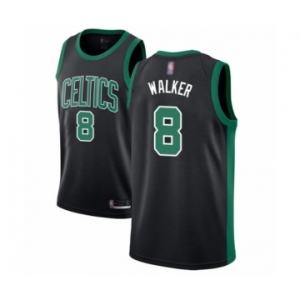 Men's Boston Celtics #8 Kemba Walker Swingman Black Basketball Jersey - Statement Edition