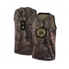 Men's Boston Celtics #8 Kemba Walker Swingman Camo Realtree Collection Basketball Jersey