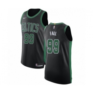 Men's Boston Celtics #99 Tacko Fall Authentic Black Basketball Jersey - Statement Edition