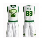 Men's Boston Celtics #99 Tacko Fall Authentic White Basketball Suit Jersey - City Edition