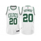 Men's Gordon Hayward Boston Celtics #20 Home White New Swingman Jersey