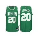 Men's Gordon Hayward Boston Celtics #20 Road Green New Swingman Jersey