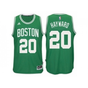 Men's Gordon Hayward Boston Celtics #20 Road Green New Swingman Jersey