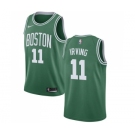 Men's Nike Boston Celtics #11 Kyrie Irving Swingman Green(White No.) Road NBA Jersey - Icon Edition