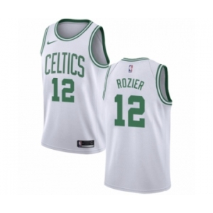 Men's Nike Boston Celtics #12 Terry Rozier Authentic White NBA Jersey - Association Edition