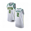 Men's Nike Boston Celtics #2 Red Auerbach Authentic White NBA Jersey - City Edition