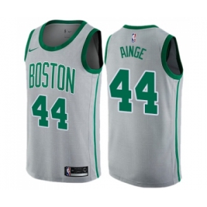 Men's Nike Boston Celtics #44 Danny Ainge Swingman Gray NBA Jersey - City Edition
