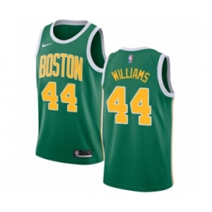 Men's Nike Boston Celtics #44 Robert Williams Green Swingman Jersey - Earned Edition