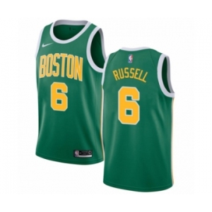 Men's Nike Boston Celtics #6 Bill Russell Green Swingman Jersey - Earned Edition