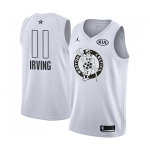 Men's Nike Jordan Boston Celtics #11 Kyrie Irving Swingman White 2018 All-Star Game NBA Jersey