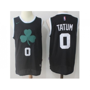 Nike Boston Celtics #0 Jayson Tatum Black Stitched NBA Jersey