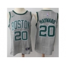 Nike Boston Celtics #20 Gordon Hayward Gray NBA Swingman City Edition Jersey